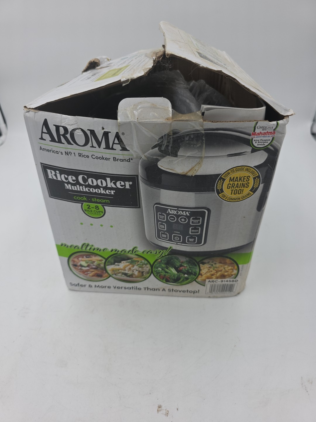 &ndash; 4-cup Uncooked / 8-cup Cooked, Steamer, 2qt