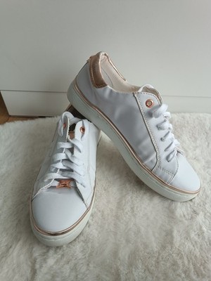 Tommy Hilfiger Court-/Cupsole Sneaker Gr. 39 in weiß rosegold