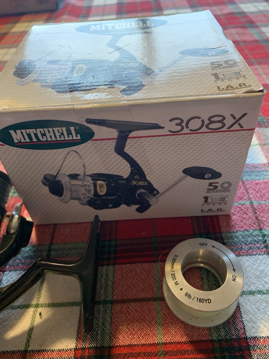Old Stock Mitchell 308X Open Face Fishing Reel Spinning Reel