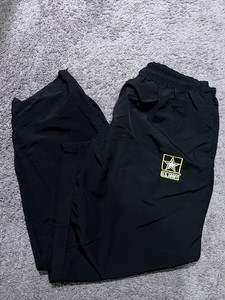 Pantalon US Army IPFU PT Fitness Physique - Noir - Coupe-vent - Original
