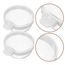 12 Pcs Parrot Food Container Bird Feeding Cups Hanging Water Bowl Dish