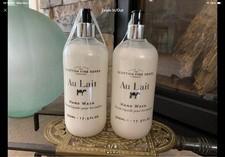 THE SCOTTISH FINE SOAPS COMPANY AU LAIT HAND WASH X2 NEW