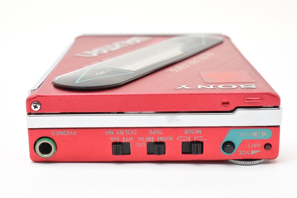 Near Mint] Sony Walkman WM-101 Stereo Cassette Player Red From
