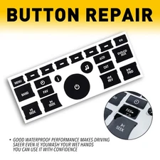 Navigation Radio Repair Button Decal Stickers For Chevrolet Silverado Sierra GMC