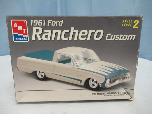OPEN BOX - AMT 8062 1961 Ford Ranchero Custom 1:25 Model Kit ...