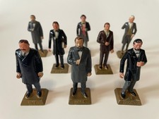 Lot of 8 Vintage 1960's MARX US Presidents Figures  2 3/4"