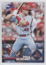 2020 Topps Heritage 2020 MLB Sticker Collection Preview Paul Goldschmidt #6 sh7