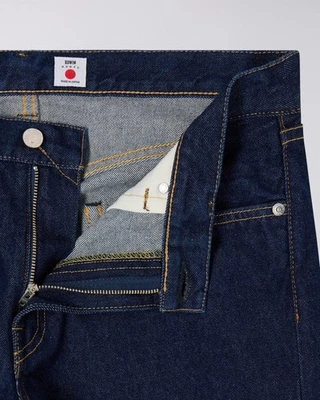 Edwin Regular Tapered KAIHARA Japanese Denim Jeans - Blue Rinsed 30 32 34 36 38 - Image 1 of 4