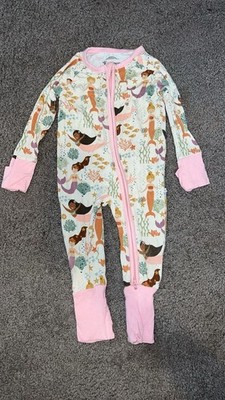 Emerson and Friends Bamboo Mermaid 3-6 Months Infant Baby Girl One Piece