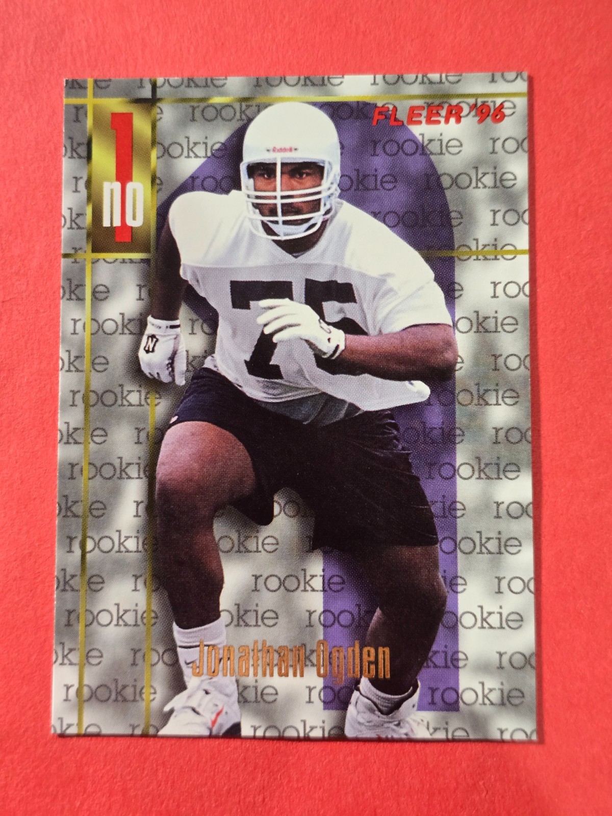 1996 Fleer #173 Jonathan Ogden, Rookie, cd1