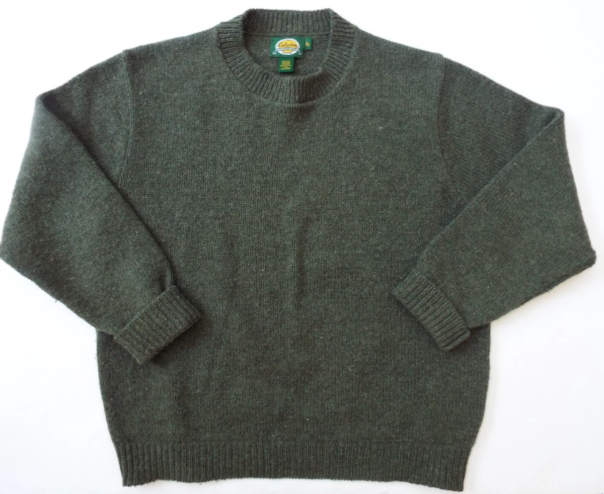 cabela’s 100% Pure New Wool Sweater Cabela's Woolen Regular Size L Sweaters for Men for sale | eBay