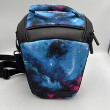 USA Gear DSLR Camera Case Bag w. Top Loading Accessability Galaxy Universe Stars