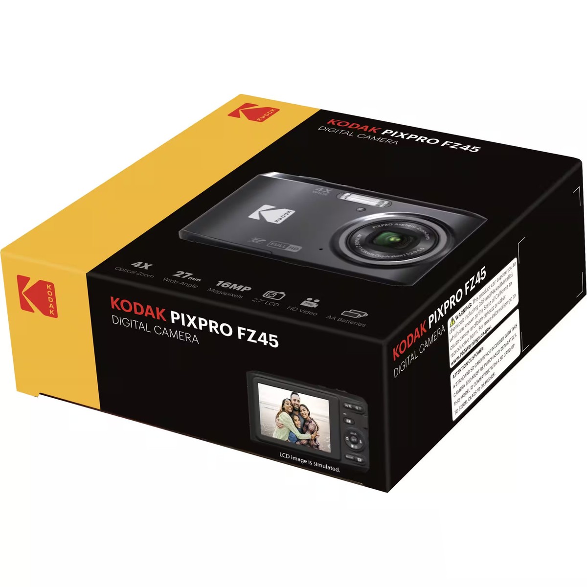 Kodak - PIXPRO FZ45 16.4 Megapixel Digital Camera - Black | eBay