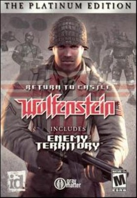 Return to Castle Wolfenstein Platinum PC CD shooter game + Enemy Territory extra