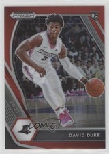 2021-22 Panini Prizm Draft Picks Red Prizm 233/299 David Duke Jr #44 0qg9