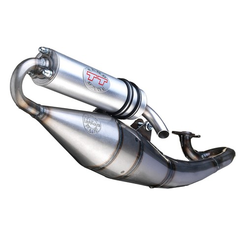 Scarico Completo Leovince Hand Made Tt Alu Yamaha Aerox 50 1998 > 1999 - Foto 3 di 4