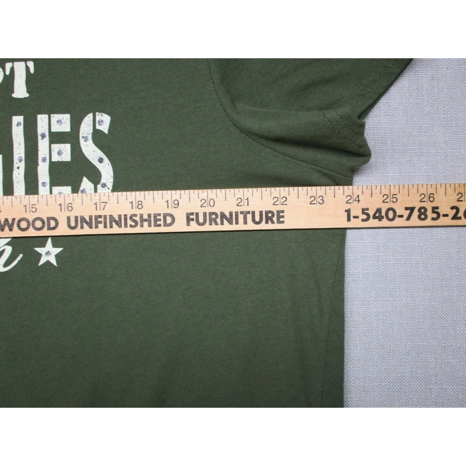 Wound Up Olive Green Humorous Sarcastic Graphic Crew Neck T-shirt Size XXL - Image 4 of 4