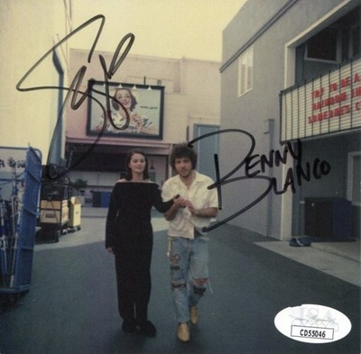 Selena Gomez Benny Blanco I Said I Love You Signed Autograph 5x5 Photo JSA