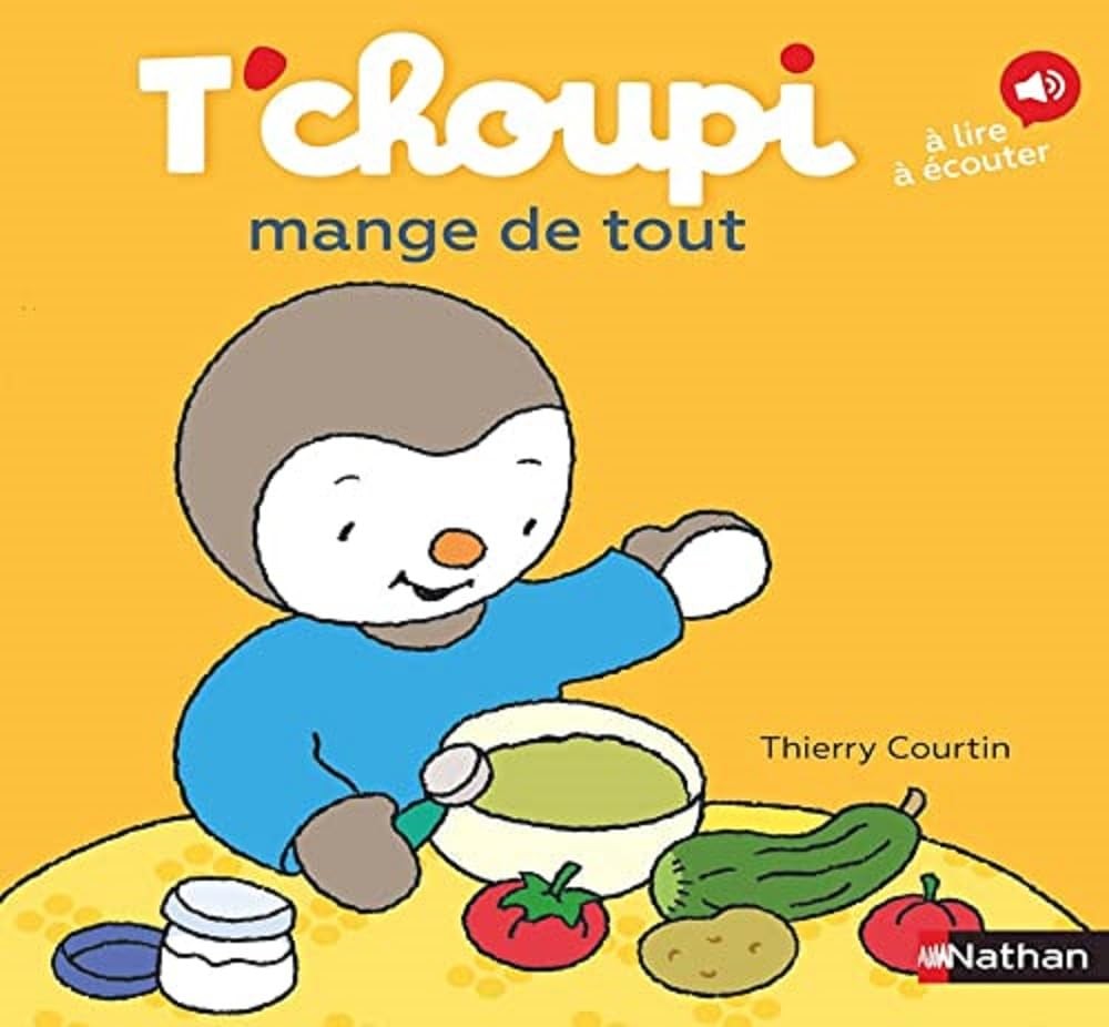 Tchoupi mange de tout by Thierry Courtin HARDBACK (FRENCH) - Image 3