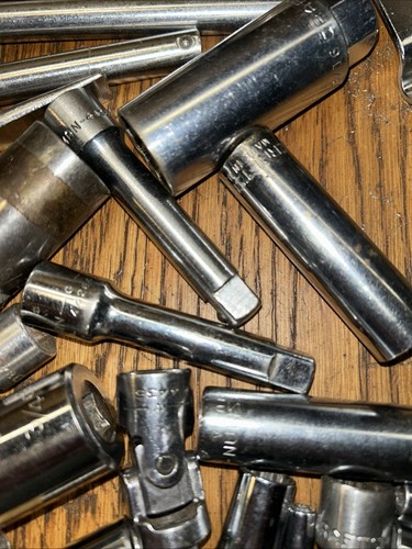 Sears Craftsman USA Tool Lot Ratchets 1/4 3/8 Sockets Tools (081) - Picture 20 of 21