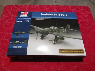 Lot 353 Sealed Hobby Master METAL Model Kit 1/72 Junkers Ju 87G-1