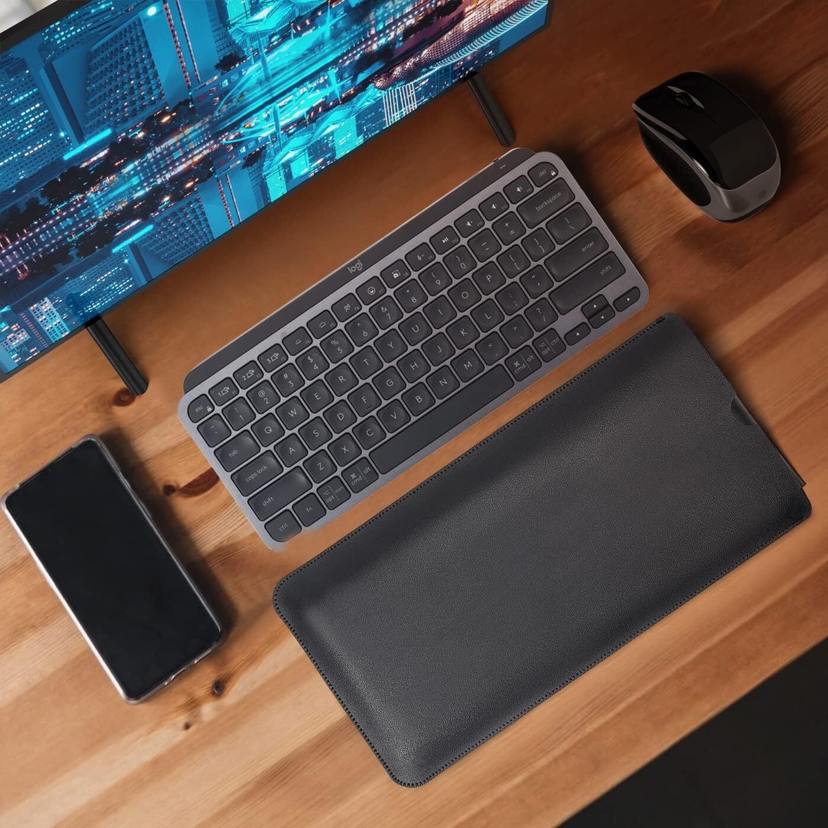 Étui étanche Pour Clavier Mécanique Logitech MX, Sacoche De Protection Pour Clavier Mecanique Sans Fil Retro Eclaire Rigide Eva