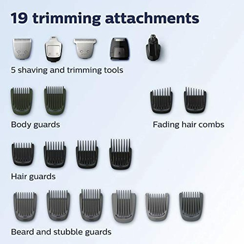 Philips Norelco MG7750/49 Multigroom Series 7000, Men's Grooming Kit with Trimme - 第 4/7 張圖片