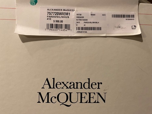 NEW Alexander McQueen Seal Sprint Runner Sneaker Sz 8 /41 Pardo 757720WIEM1 - Picture 6 of 20