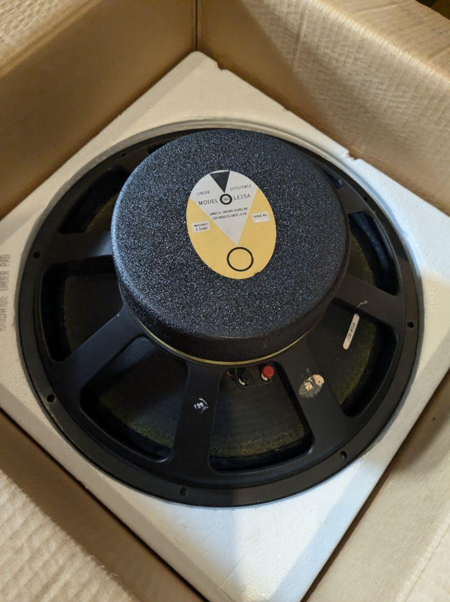 JBL LE15A Alnico Consecutive Serial Numbers High Durability