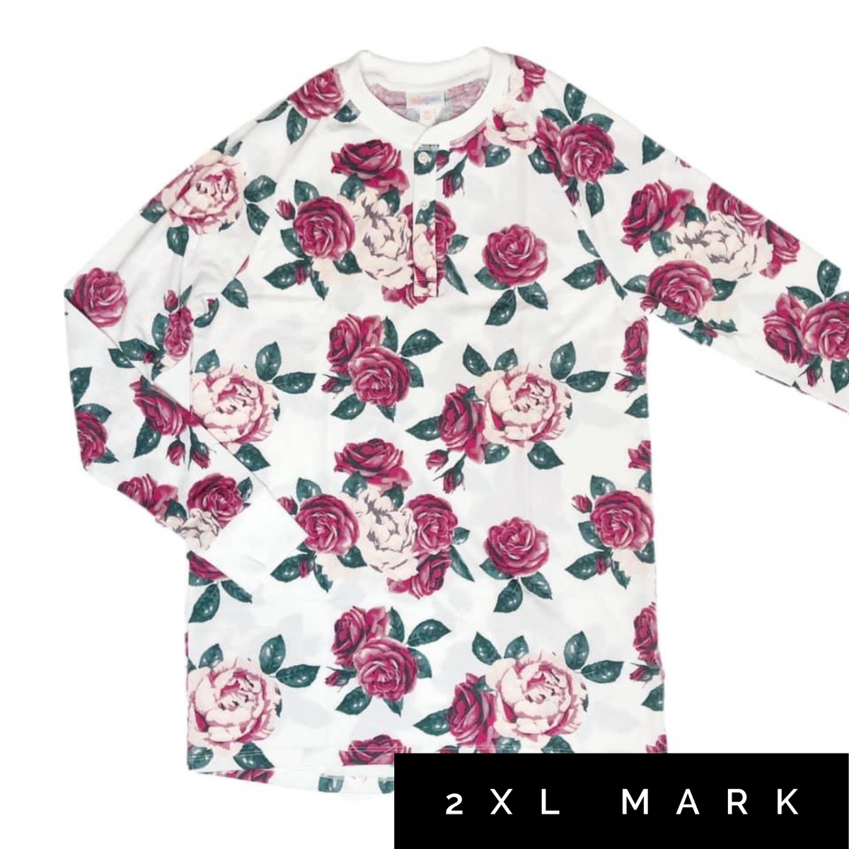 Tシャツ・カットソー RONRON FLORAL LONG SLEEVE IVORY PINK FLOWER FLORAL LONG SLEEVE IVORY PINK FLOWER - RONRON 론론