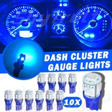 10pcs T10 194 168 Led Bulb Instrument Gauge Cluster Panel Dashboard Light