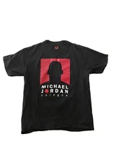 Vintage Michael Jordan Cologne Promo shirt Black Red Made In USA One Size