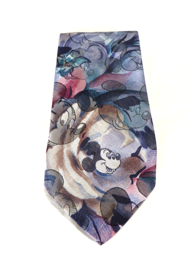 Disney Mickey Mouse Tie by Cervantes Polyester/Silk Classic - Picture 2 of 4