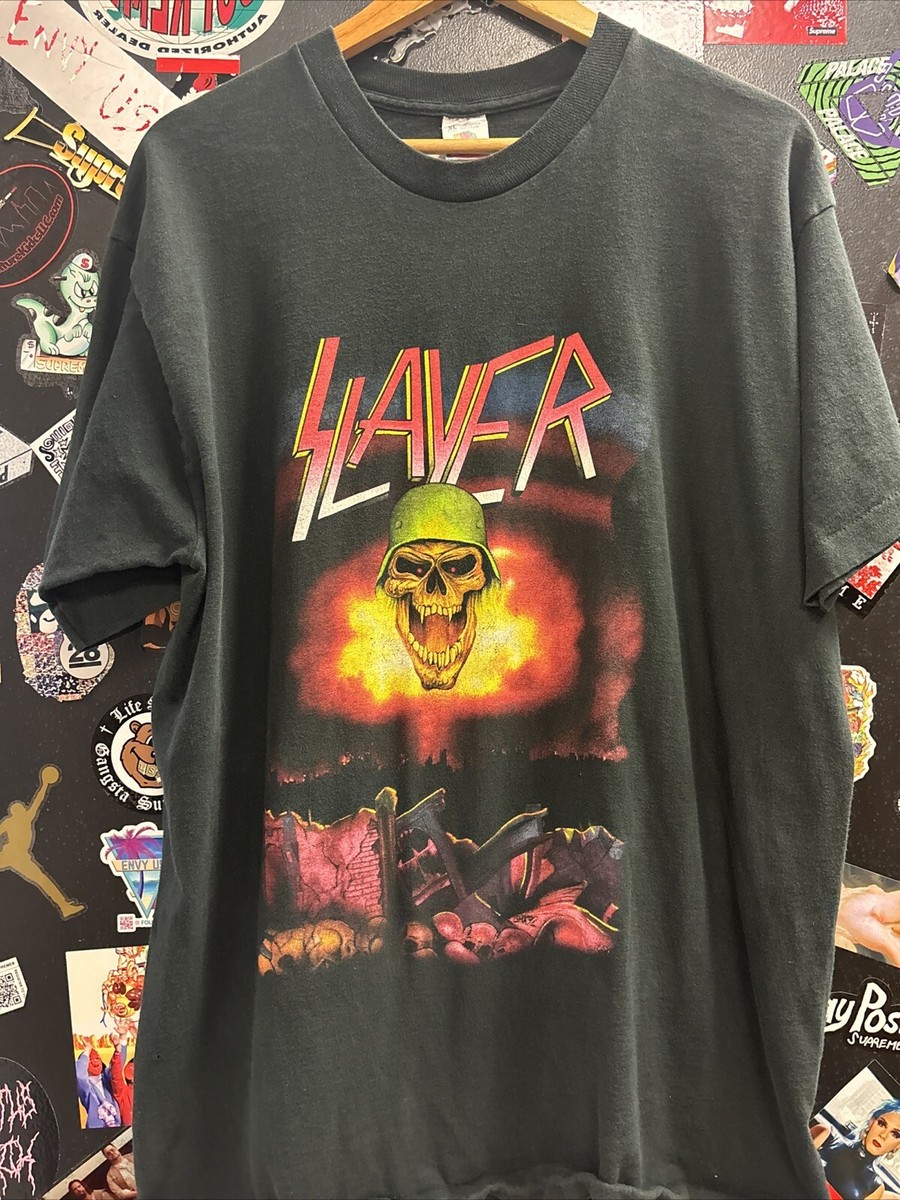 Rare Vintage 90s slayer Monsters of Rock Europe tour 1992 T shirt