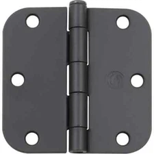 6pcs Stone Harbor Hardware 3-1/2" Door Hinges, 5/8" Radius Corner