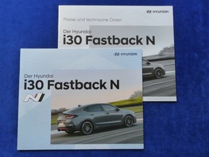 Hyundai I30 Fastback N Performance Mj Prospekt Preisliste 12 19 Ebay