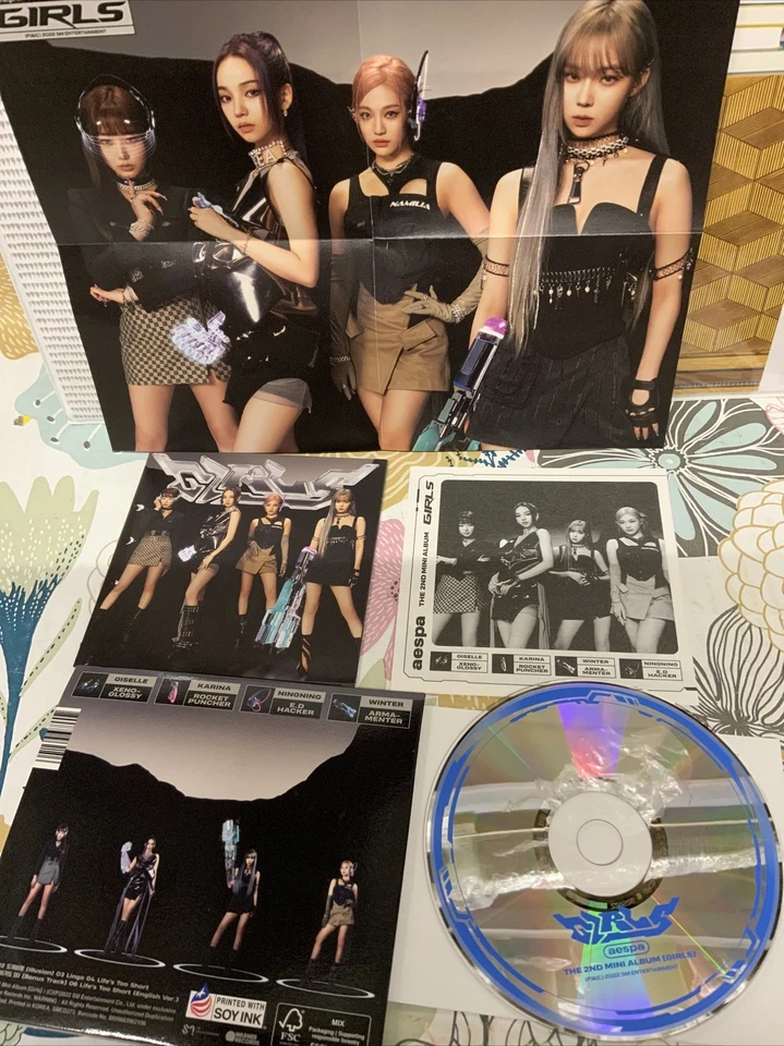 💣 GIRLS AESPA (The 2nd Mini Album + Poster +CD )🆕OPEN BOX‼️AS SHOWN‼️ Foto 4 de 4