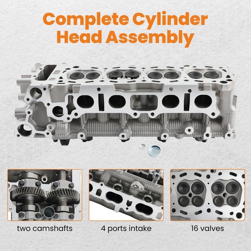 Cylinder Head 4 ports for Toyota Tacoma 2.4L 2.7L 2RZFE 3RZFE 2001-2004 16 VALVE - Picture 11 of 12