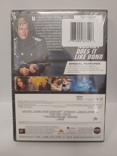 NEW - The Spy Who Loved Me DVD Roger Moore SEALED! - Picture 2 of 2