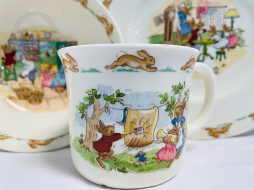 New Old Stock*Boxed*Royal Doulton Bunnykins*Plate*Bowl*Cup*22079i S113 - Picture 4 of 7