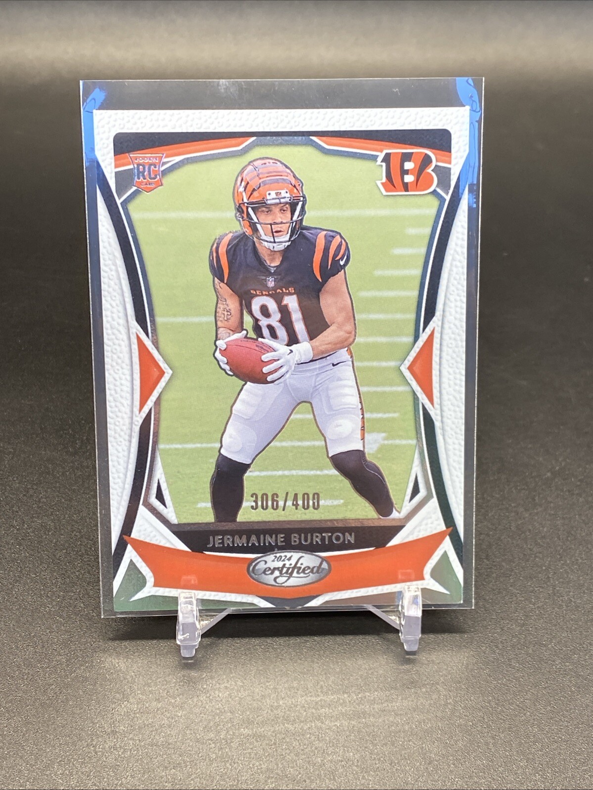 Jermaine Burton 2024 Panini Certified #158 Rookie 306/400 Cincinnati Bengals