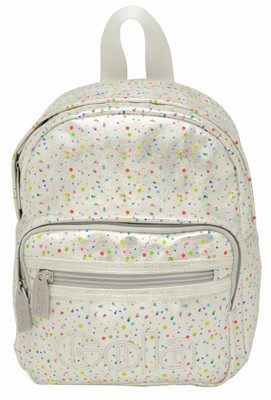 Gola Shimmer Dot Backpack Rucksack Tasche Silver / Multi Silber Grün Neu