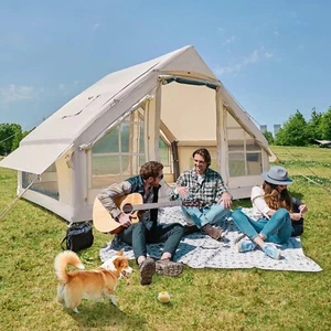 NAIZEA Inflatable Tents for Camping, Blow Up Tent Inflatable Hot Tent Stove Jack