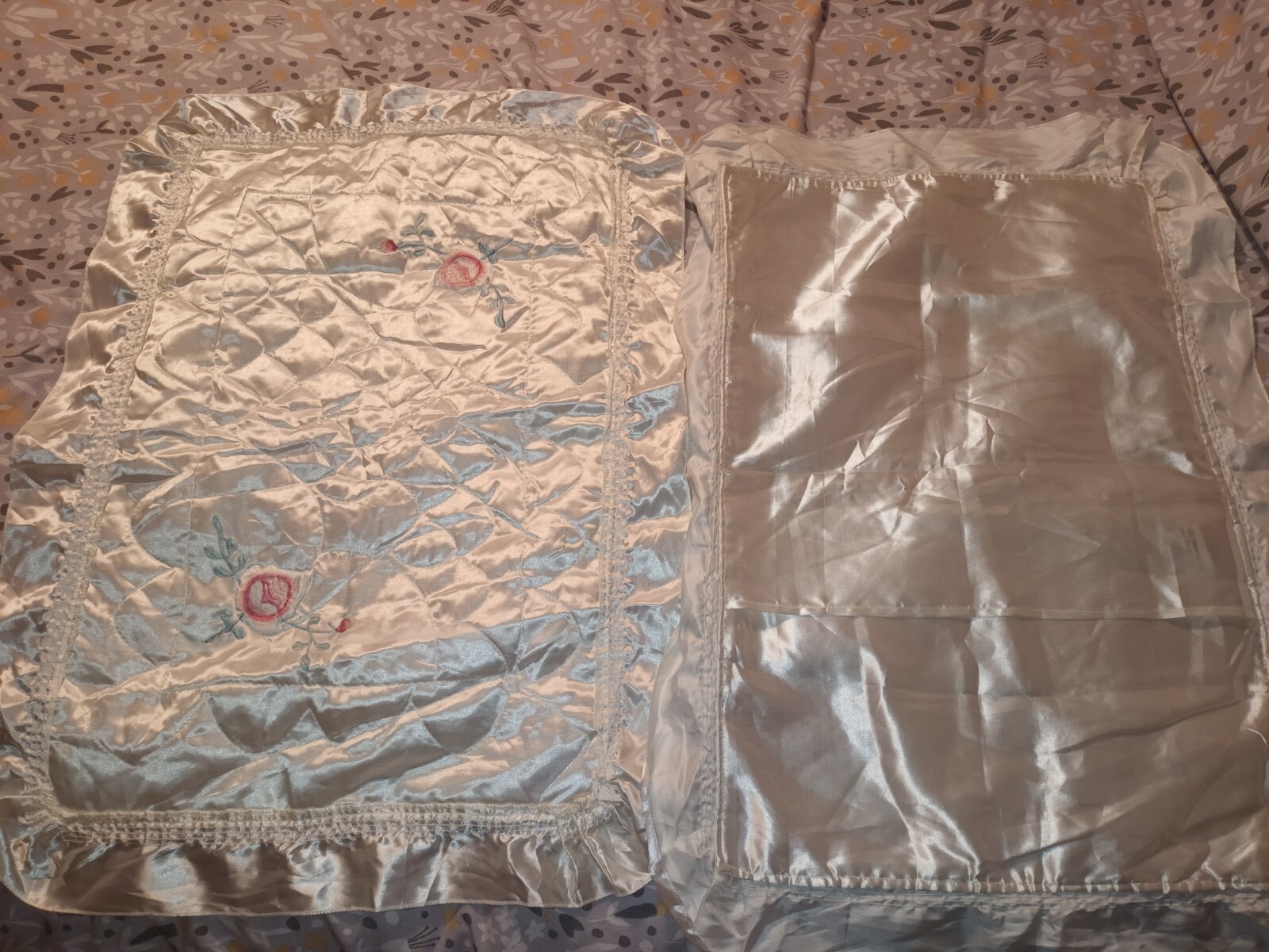 Vintage Bedspread And 2 Pillow Cases eBay