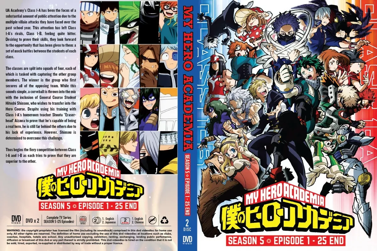 Boku no / My Hero Academia (Season 6: VOL.1 - 25 End) ~ English Dubbed  Ver.~ DVD