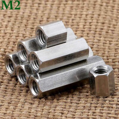 M2 A2 Stainless Steel Female Hex Column Standoff Support Spacer Pillar PCB Board