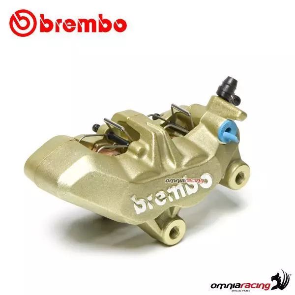 Brembo axial right brake caliper P4 34 gold color 65mm mounting