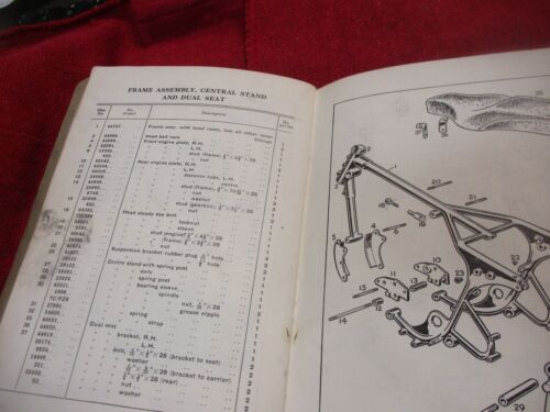 Royal Enfield List of Spare and Replacement Parts 1959-60 014923 - Foto 7 di 10