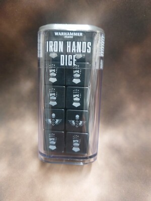 Warhammer 40K Iron Hands Würfel Set Neu in OVP & SEALED Games Workshop OOP