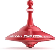 Rendlesham | Metal Spinning Top | Aluminum Siren Red